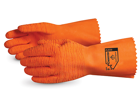 #L8230 Superior Glove® Chemstop™ Supported Latex Chemical-Resistant Glove